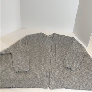 NWOT LOFT Cardigan szXL Silver/gray  B15